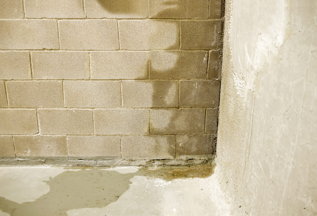 wet and humid basement
