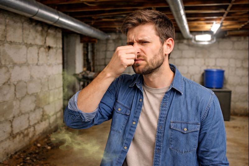 smelly basements