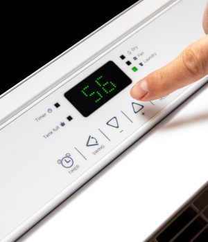 White,Dehumidifier.,Household,Electrical,Appliances.