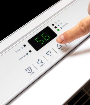 White,Dehumidifier.,Household,Electrical,Appliances.